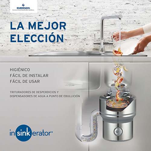InSinkErator lança um folheto com toda a sua gama de produtos