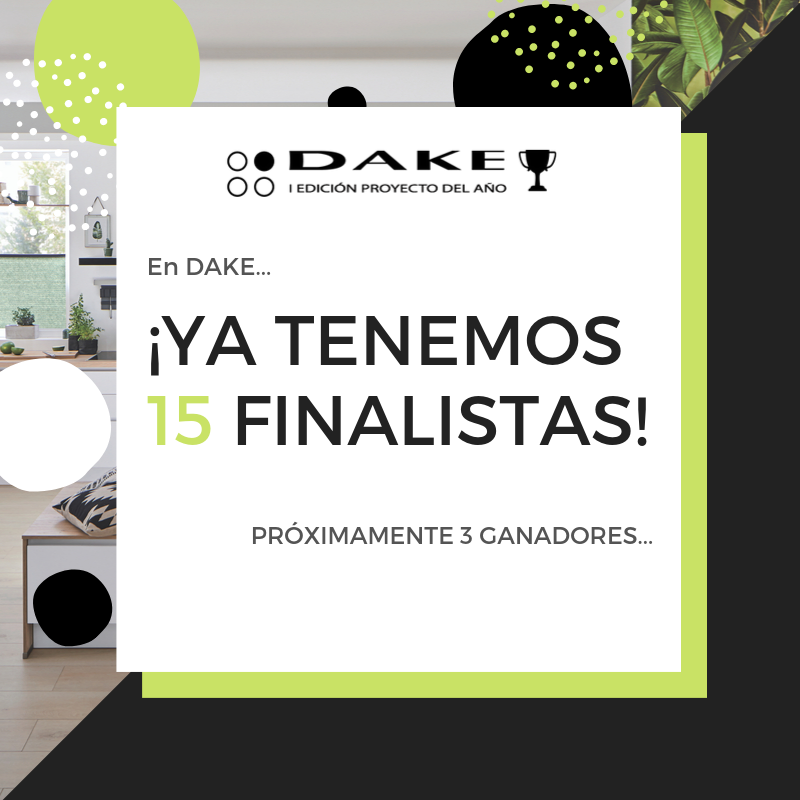¡Ya tenemos a los 15 finalistas de los Premios DAKE 2019!