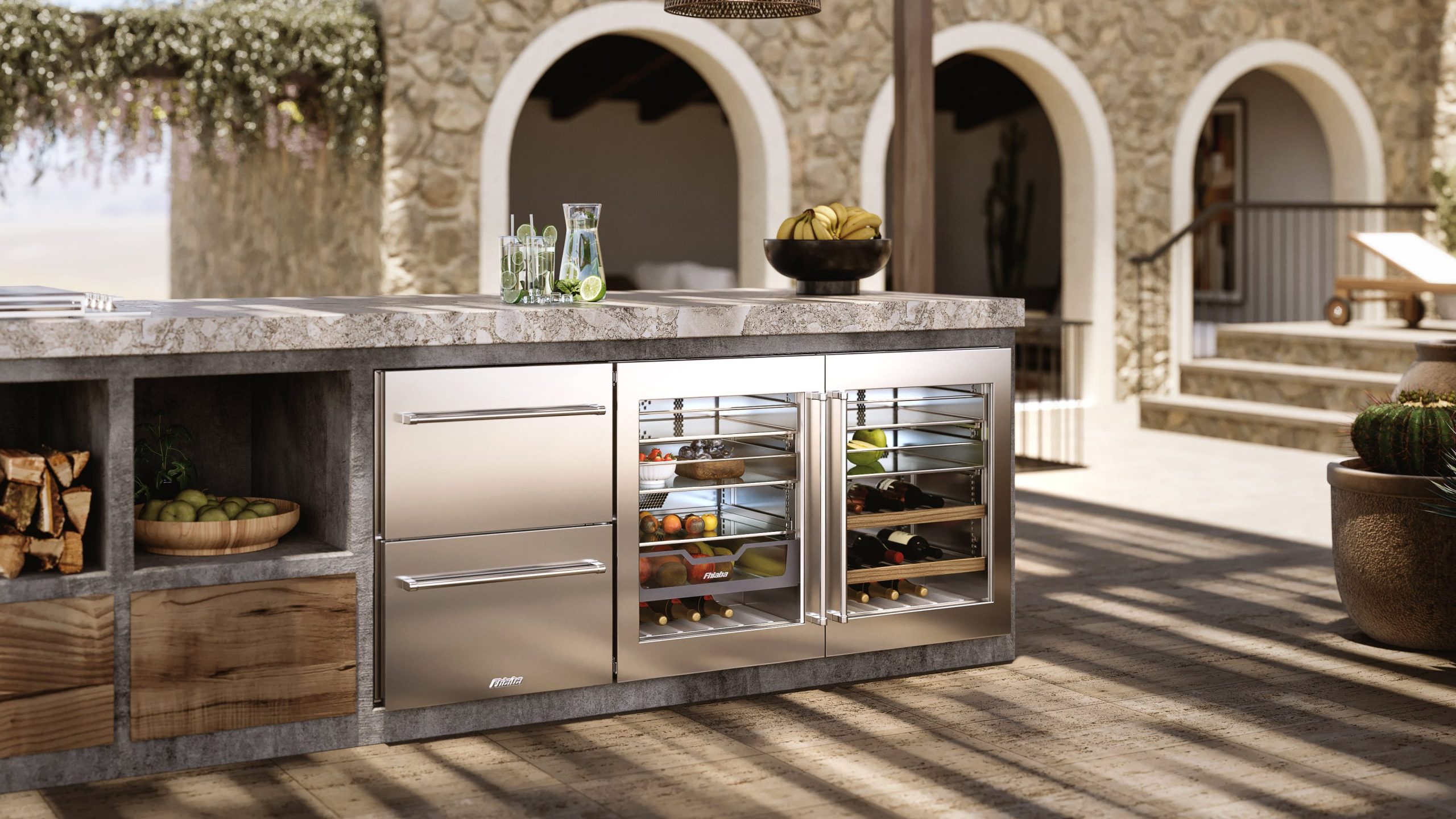 Imagen donde se puede apreciar una undercounter de Fhiaba Outdoor